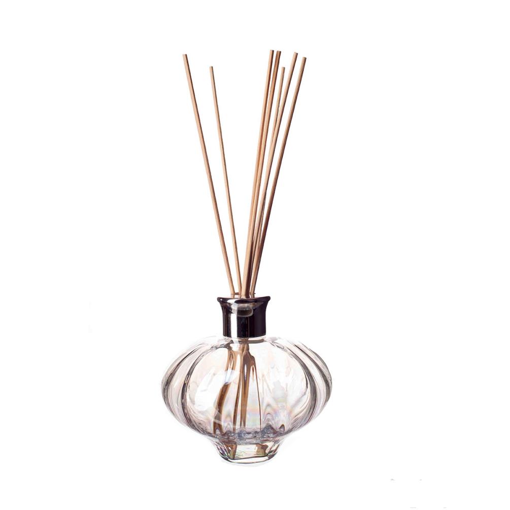 Amelia Art Glass Optic Clear Iris Oval Reed Diffuser £17.99